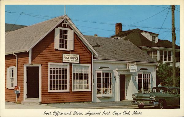 Post Office and Store Hyannis Port Massachusetts