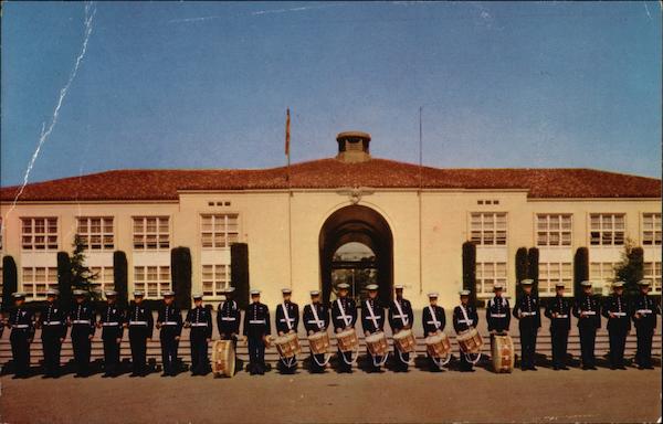 Marine Drum and Bugle Corps at Marine Corps Recruit Depot San Diego California