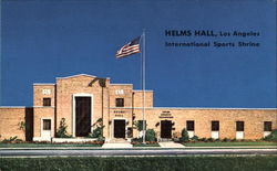 Helms Hall - International Sports Shrine Postcard