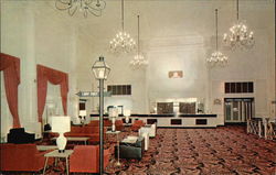 Hotel Sinton - Lobby Postcard