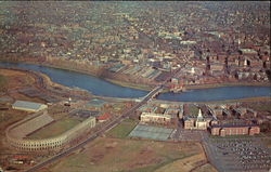 Harvard College from the Air Postcard