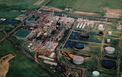 K-9 Airview Kansas Oil Refinery Postcard