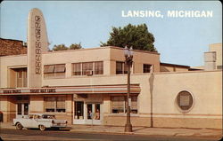 Greyhound Bus Station & Cafeteria Postcard