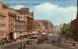 Princes Street, Looking East Postcard