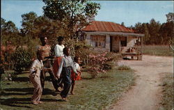 Dancing "The Charleston" in the Carolina Low-Country Postcard