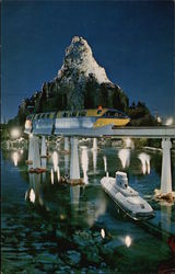 Disneyland's Matterhorn Mountain Postcard