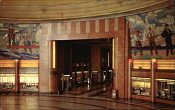 Lobby Cincinnati Union Terminal Postcard