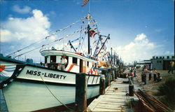 Shrimp Boats for the Blessing of the Fleet Postcard