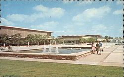 Fountain on the Campus of Colorado State University Postcard