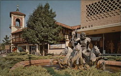 Neptune Fountain at 47th and Wornal Road, Country Club Plaza Postcard