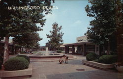 Willingboro Plaza Shopping Center New Jersey Postcard Postcard