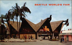 Hawaiian Pavilion 1962 Seattle World's Fair Postcard Postcard