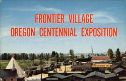 Frontier Village, Oregon Centennial Exposition, 1959 Portland, OR Postcard Postcard