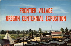 Frontier Village, Oregon Centennial Exposition, 1959 Postcard