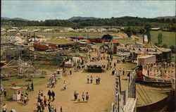 Amusement Section - West Virginia State Fair Lewisburg, WV Postcard Postcard