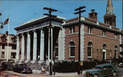 Street View of US Post Office and Federal Building Greensburg, PA Postcard Postcard