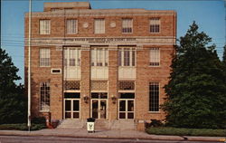 United States Post Office and Courthouse Rockingham, NC Postcard Postcard