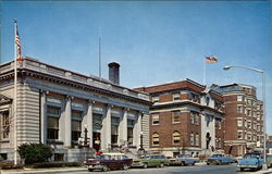 U.S. Post Office and City Hall, Orange County Postcard