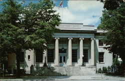 Post Office Building Big Rapids, MI Postcard Postcard