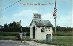 Post Office Ochopee, FL Postcard Postcard