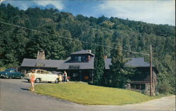 Trading Post and U.S. Post Office - Candlewood Lake Postcard