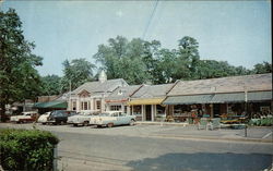 Post Office and Shops Rowayton, CT Postcard Postcard