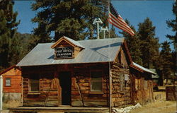 Post Office Fawnskin, CA Postcard Postcard