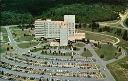 Aerial View of Martin Army Hospital Postcard