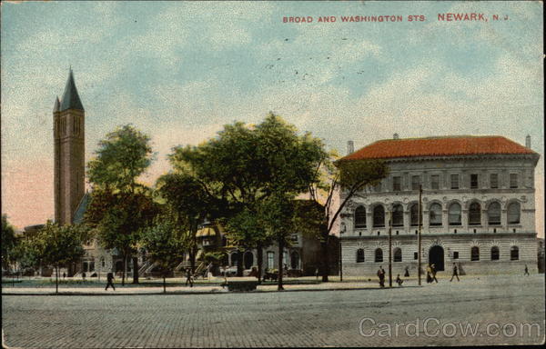 Broad and Washington Streets Newark New Jersey