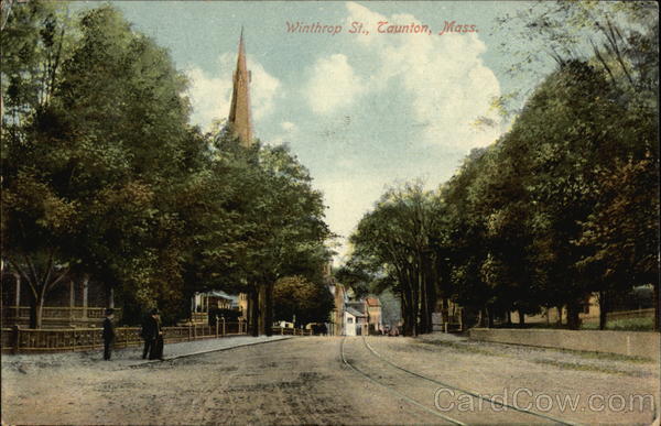 View of Winthrop Street Taunton Massachusetts