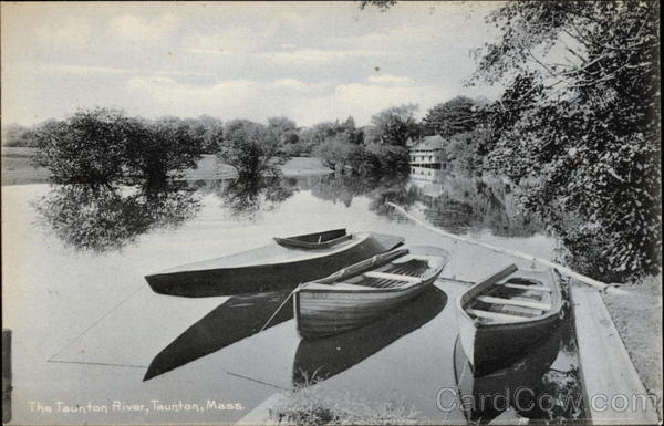 Boats on the Taunton River Massachusetts