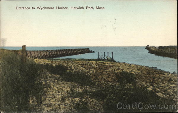Entrance to Wychmere Harbor Harwich Port Massachusetts