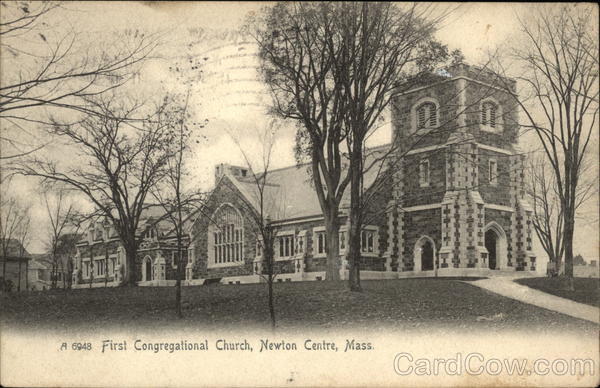 First Congregational Church Newton Centre Massachusetts