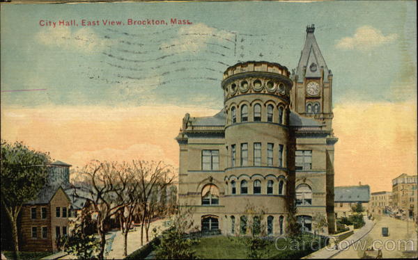 City Hall, East View Brockton Massachusetts