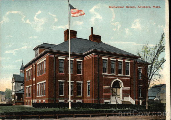 Street View of Richardson School Attleboro Massachusetts