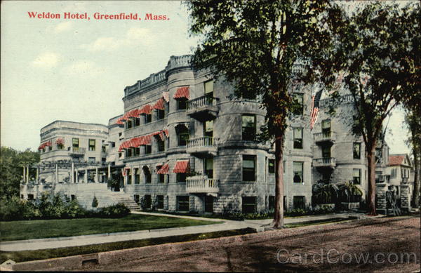 Street View of Weldon Hotel Greenfield Massachusetts