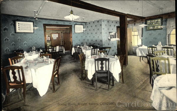 Wright Tavern - Dining Room Concord Massachusetts