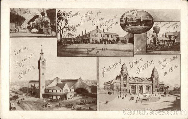 Union Passenger Station Views Worcester Massachusetts