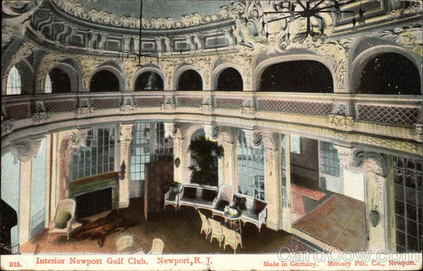 Interior of Newport Golf Club Rhode Island
