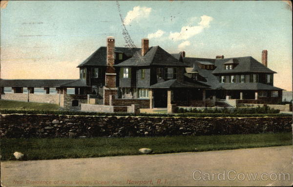 New Residence of Ross Winan, Ocean Ave Newport Rhode Island