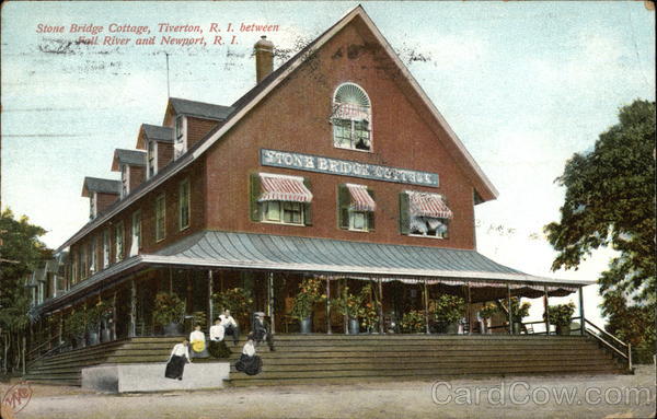 Stone Bridge Cottage, Between Fall River and Newport Tiverton Rhode Island