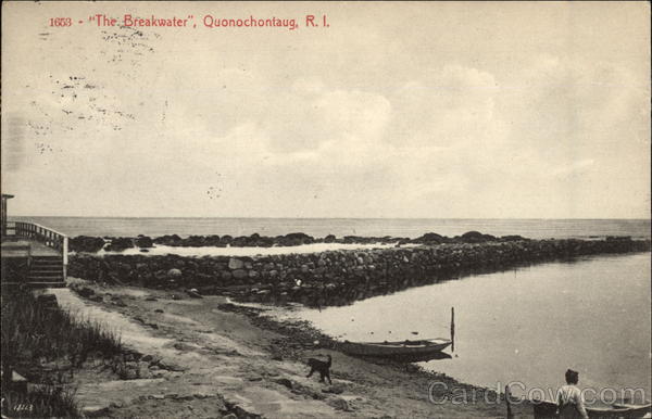 The Breakwater Quonochontaug Rhode Island