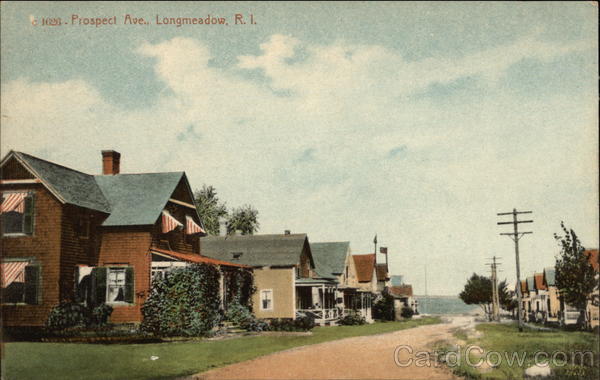 Residential View along Prospect Avenue Longmeadow Rhode Island