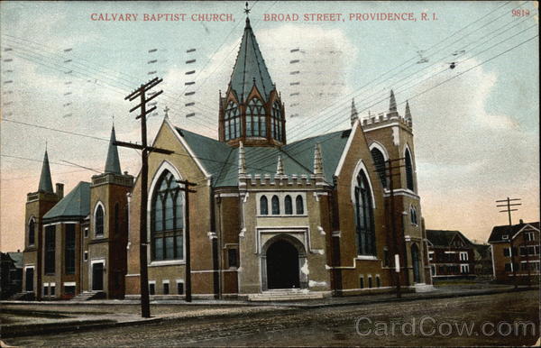 Calvary Baptist Church on Broad Street Providence Rhode Island