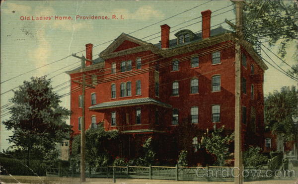 Street View of Old Ladies' Home Providence Rhode Island