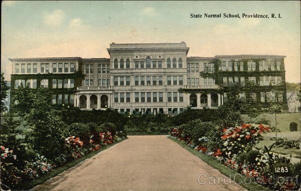 View of State Normal School and Grounds Providence Rhode Island