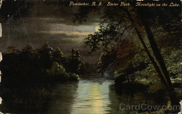 Slater Park - Moonlight on the Lake Pawtucket Rhode Island