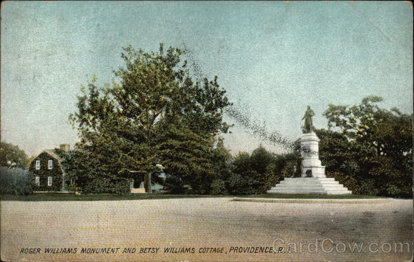 Roger Williams Monument and Betsy Williams Cottage Providence Rhode Island