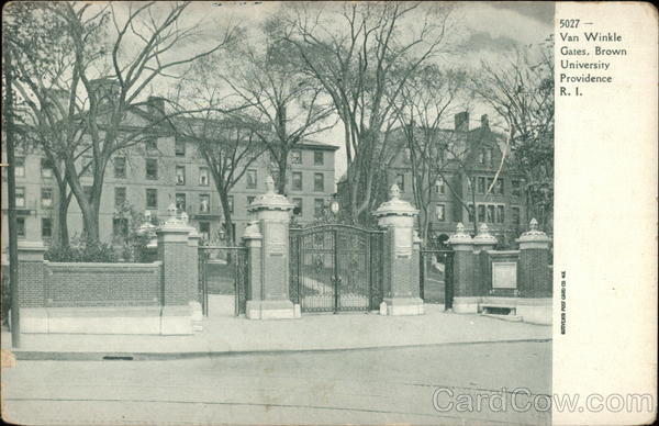 Van Winkle Gates, Brown University Providence Rhode Island