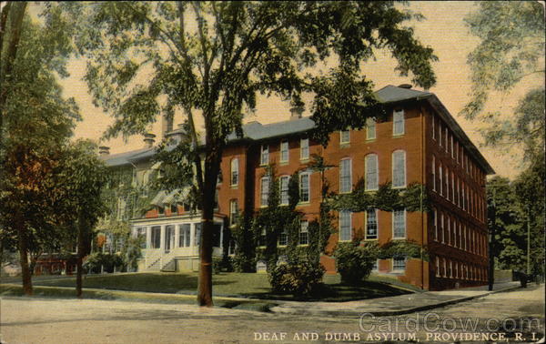 Deaf and Dumb Asylum Providence Rhode Island